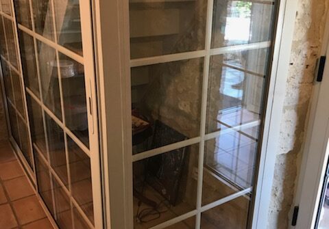 Cloison vitrée aluminium