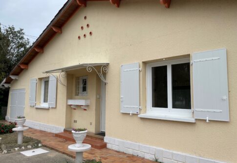 Remplacement menuiseries et volets battants bois par du PVC