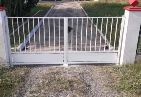 Remplacement portail acier